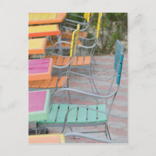 ABC Islands, ARUBA, Palm Beach: Colourful Cafe Postcard