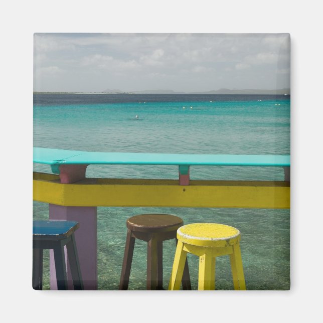ABC Islands, BONAIRE, Kralendijk: Ocean View Magnet (Front)
