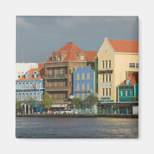 ABC Islands, CURACAO, Willemstad: Harborfront 2 Magnet