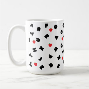 abc kindergarten letter safari wild tree school coffee mug