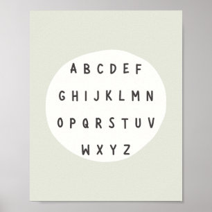 ABC letters. alphabet . Poster & Prints