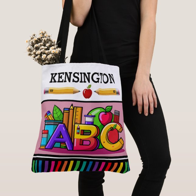 ABC LOOK AT ME - See Back  Tote Bag (Close Up)