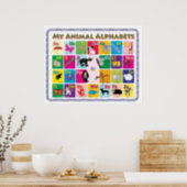 ABC: My Animal Alphabets Poster (Kitchen)