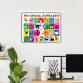ABC: My Animal Alphabets Poster (Home Office)