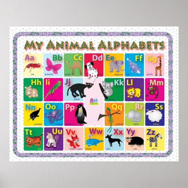 ABC: My Animal Alphabets Poster (Front)