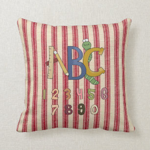 ABC & Numbers Kids MoJo Throw Pillow