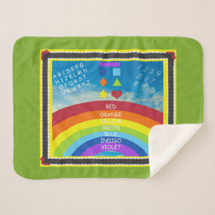 ABC playmat Sherpa Blanket