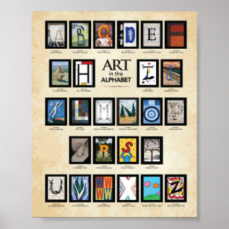 ABC Poster: Art in the Alphabet Poster