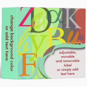 ABC school binders