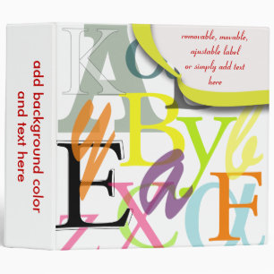 ABC school binders, Christmas Gift Binder