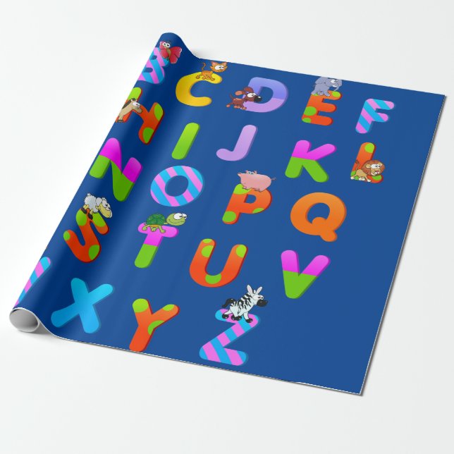 ABC  WRAPPING PAPER (Unrolled)