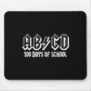 Abcd 100th Day Of School Teachers Kids Child Happy Mouse Pad