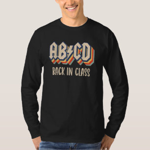 Abcd Back In Class Vintage Back To School 1 T-Shirt