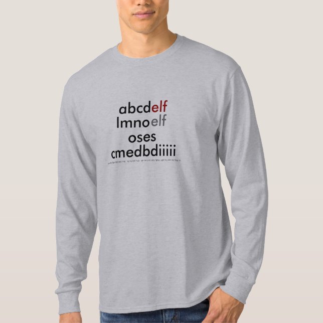 abcd elf T-Shirt (Front)