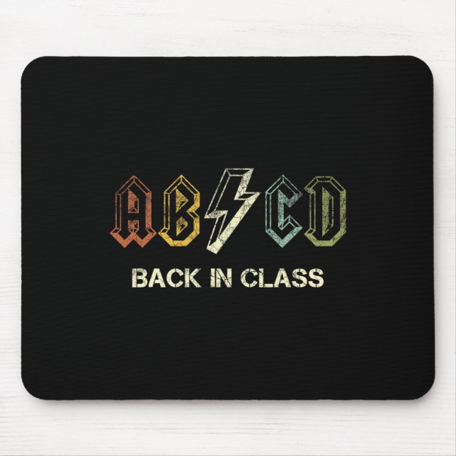 Abcd Teacher  Mouse Pad (Front)