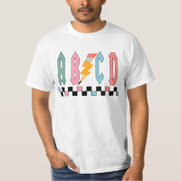 Abcd Teacher Shirt, Teacher Appreciation Gift,