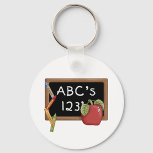 Abcs 123s Tshirts and Gifts Keychain