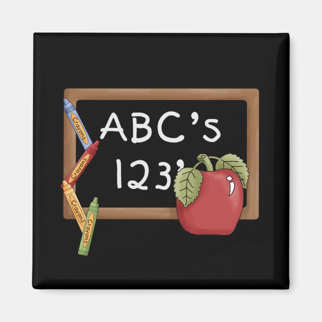 Abcs 123s Tshirts and Gifts Magnet (Front)