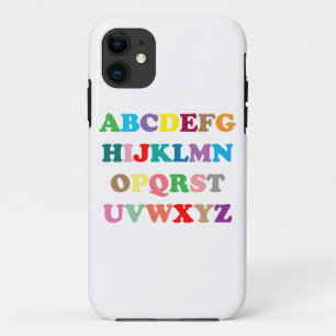 ABC's colorful letters iPhone 11 Case