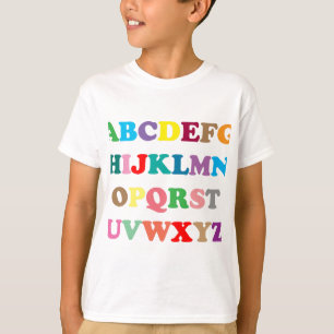 ABC's colorful letters T-Shirt