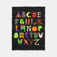 Abcs Learning Kindergarten Teacher Funny Halloween