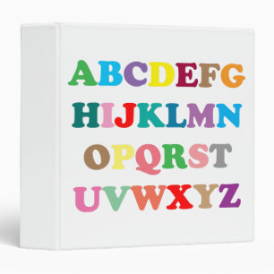 ABC's lettering Binder