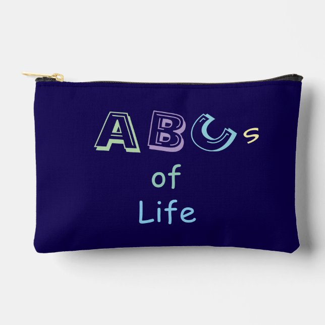 ABCs of Life Pouch/Bag Accessory Pouch (Front)