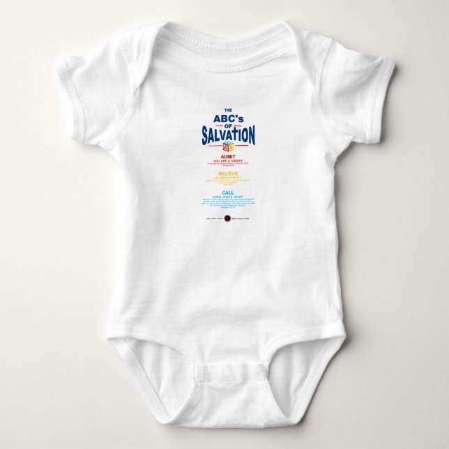 ABCs of Salvation Baby Bodysuit (Front)