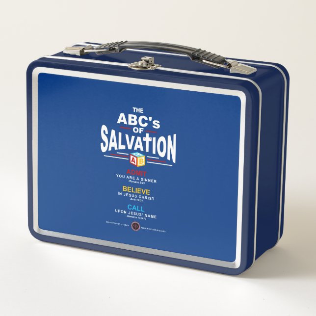 ABCs of Salvation Metal Lunch Box (Front)