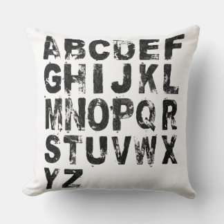 ABC'S THROW PILLOW