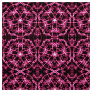 abctract circles dynamic pink mandala pattern fabric