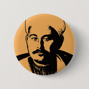 Abd el-Krim Rif Leader Graphic Style Abdelkarim 2 Inch Round Button