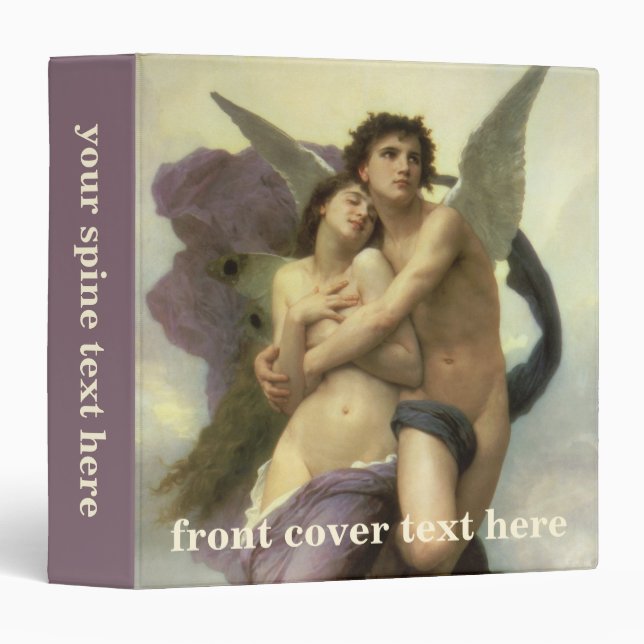 Abduction (aka Ravishment) of Psyche by Bouguereau Binder (Front/Spine)