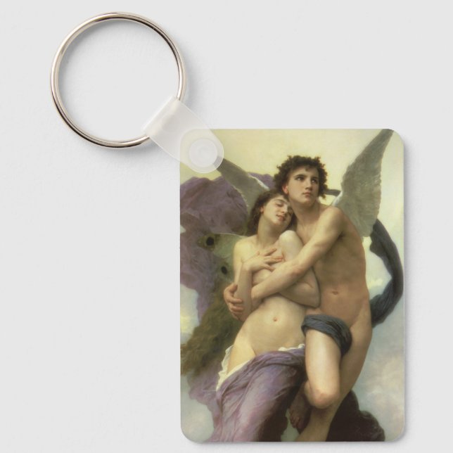 Abduction (aka Ravishment) of Psyche by Bouguereau Keychain (Front)