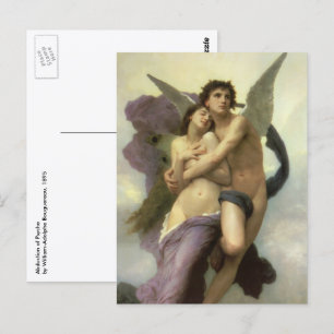 Abduction (aka Ravishment) of Psyche by Bouguereau Postcard