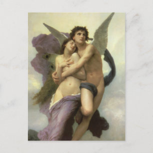 Abduction (aka Ravishment) of Psyche by Bouguereau Postcard