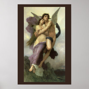 Abduction (aka Ravishment) of Psyche by Bouguereau Poster