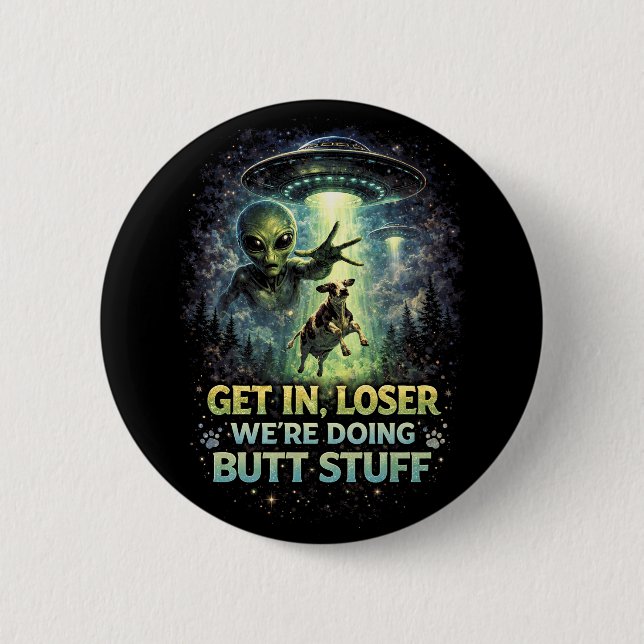 Abduction Night 2 Inch Round Button (Front)