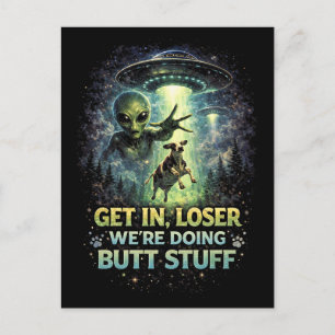 Abduction Night Postcard
