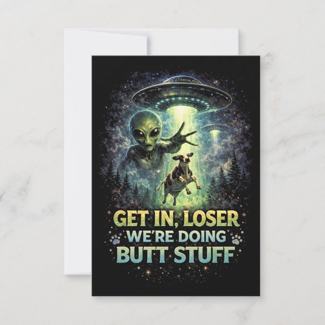 Abduction Night Thank You Card (Front)