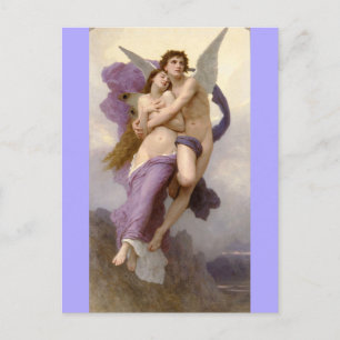 Abduction of Psyche - bouguereau Postcard