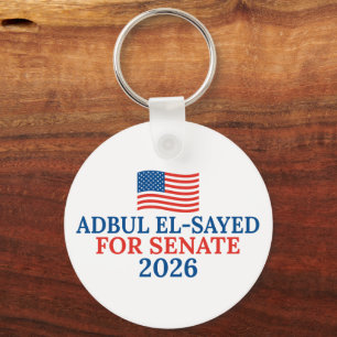 Abdul El-Sayed for Senate Michigan 2026 Election Keychain
