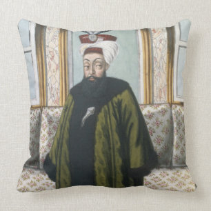 Abdul Hamid I (1725-89) Sultan 1774-89, from 'A Se Throw Pillow