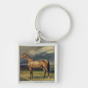 Abdul Medschid' the chestnut arab horse, 1855 Keychain