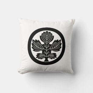 Abe Kaji no Ha Throw Pillow