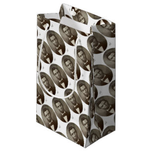 Abe Lincoln American President Vintage Portrait US Small Gift Bag