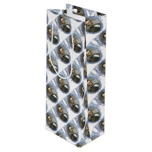 Abe Lincoln American President Vintage Portrait US Wine Gift Bag