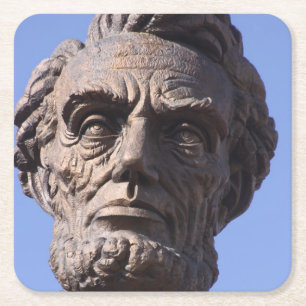 Abe Lincoln Drink Coaster