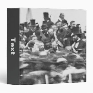 Abe Lincoln Gettysburg Address: End of Civil War Binder