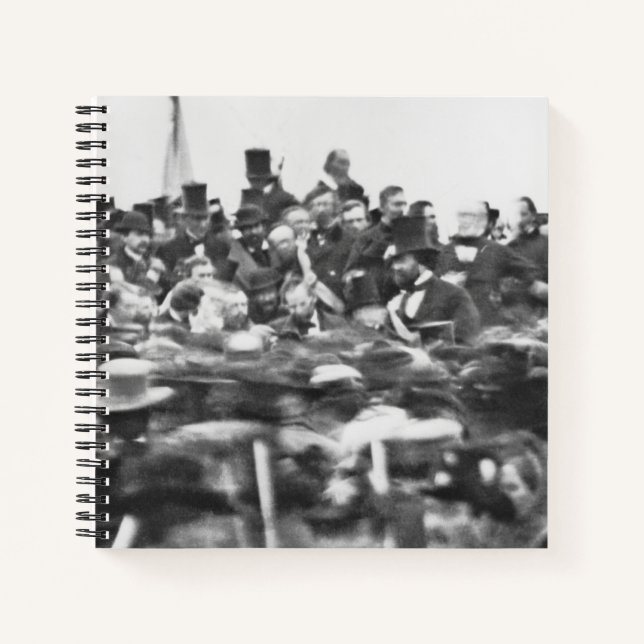 Abe Lincoln Gettysburg Address: End of Civil War Notebook (Front)